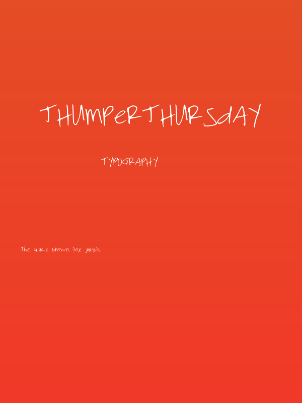 ThumperThursday Poster