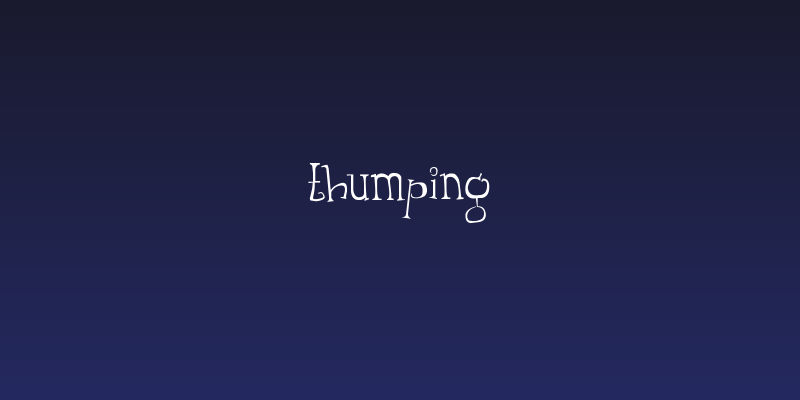 Thumping Social Header