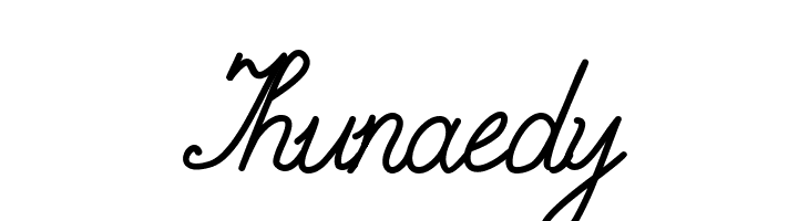 Thunaedy  Free Fonts Download