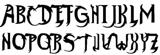 Thundara Schriftart Groß