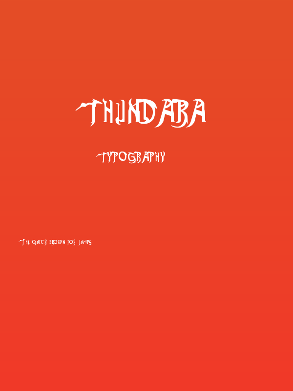 Thundara Poster