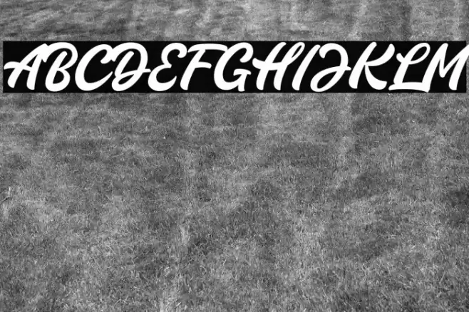 Thunder Demo Font examples