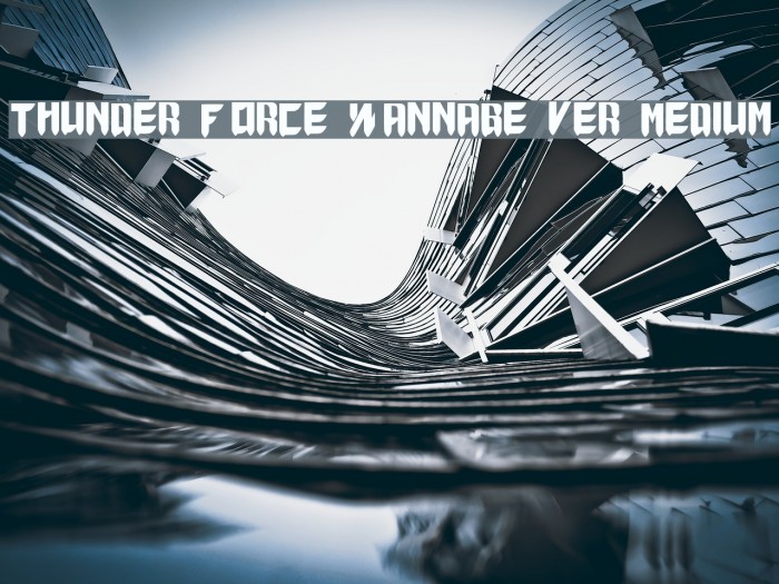 Thunder Force Wannabe ver.1.1 Medium Example 3