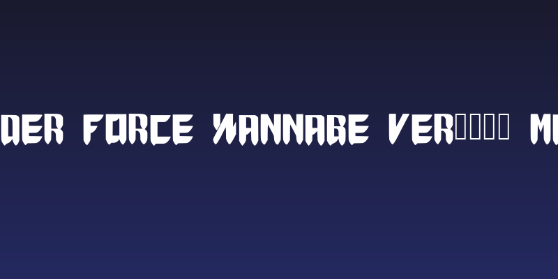 Thunder Force Wannabe ver.1.1 Medium Social Header