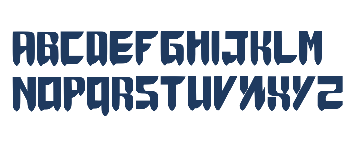 Thunder Force Wannabe ver.1.1 Medium Lowercase