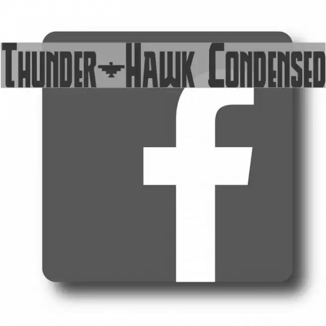 Thunder-Hawk Condensed Font examples