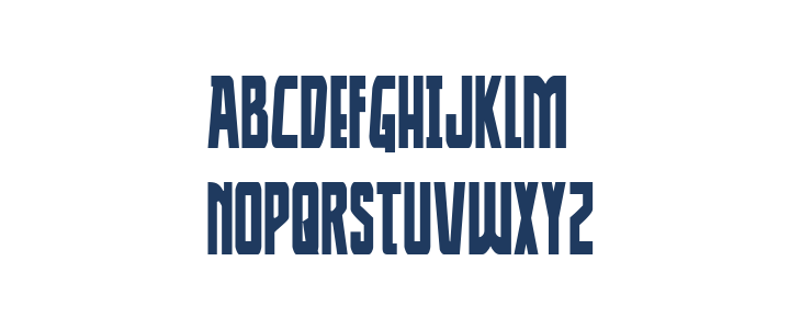 Thunder-Hawk Drop Condensed Lowercase