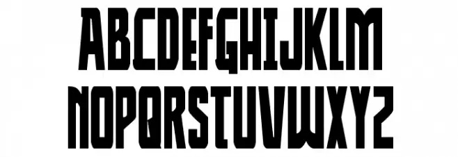 Thunder-Hawk Drop Condensed Fuentes MINÚSCULAS