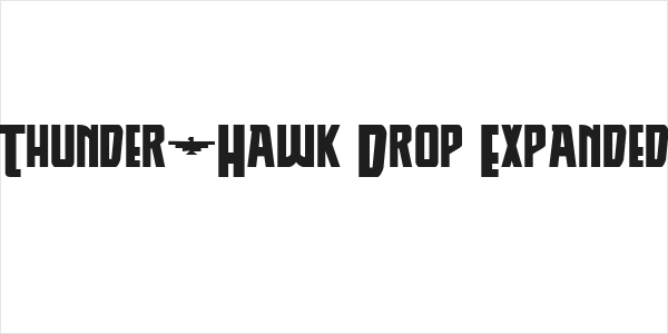 Thunder-Hawk Drop Expanded Logo