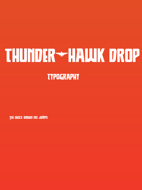 Thunder-Hawk Drop Expanded Poster