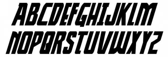 Thunder-Hawk Drop Italic Fuentes MINÚSCULAS