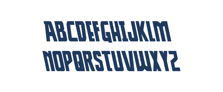 Thunder-Hawk Drop Leftalic Lowercase