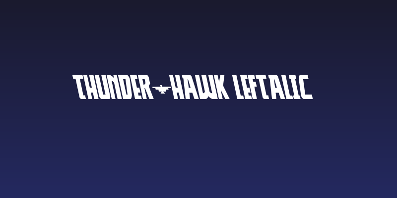 Thunder-Hawk Leftalic Social Header