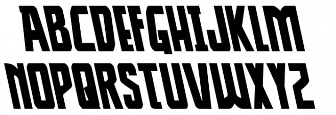 Thunder-Hawk Leftalic Caratteri MINUSCOLO