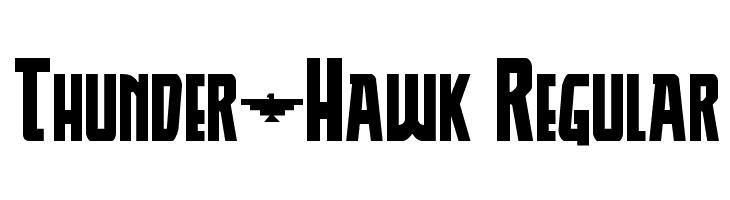 Thunder-Hawk Regular  Fuentes Gratis Descargar