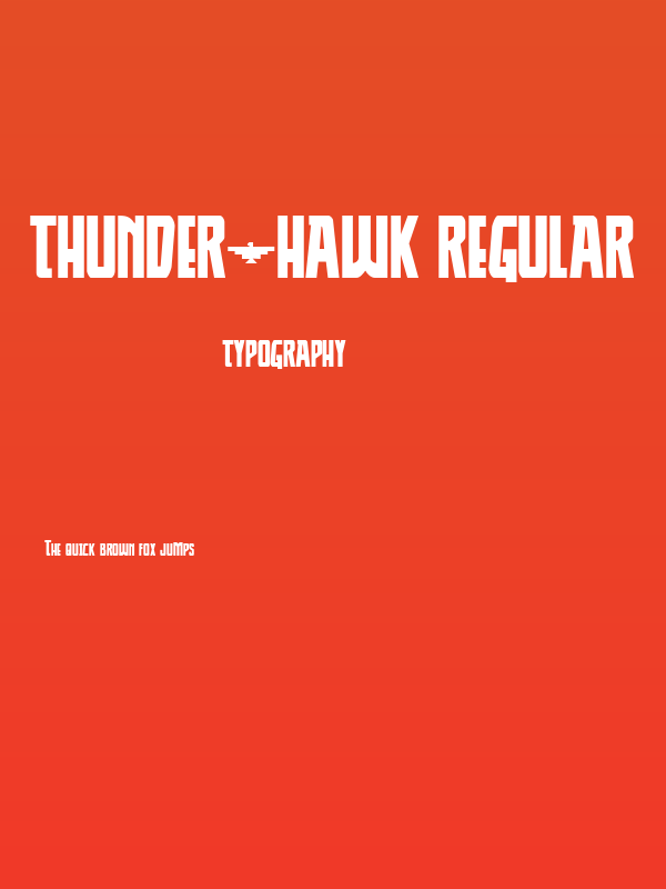 Thunder-Hawk Regular Poster