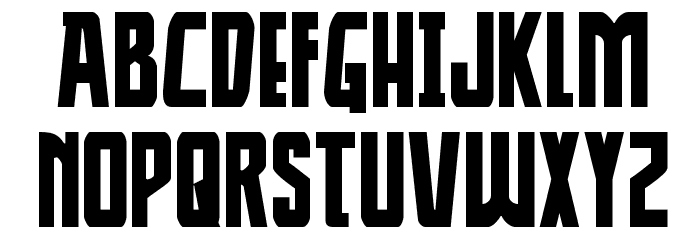 Thunder-Hawk Regular Font LOWERCASE