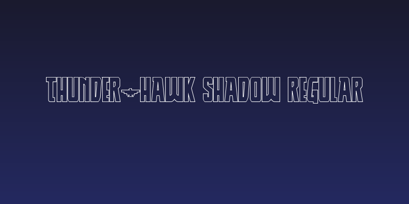 Thunder-Hawk Shadow Regular Social Header