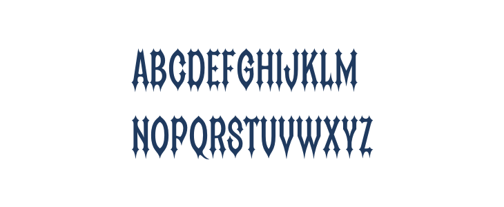 Thunder Inferno PERSONAL USE Regular Lowercase