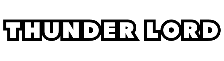 Thunder Lord  नि: शुल्क फ़ॉन्ट्स डाउनलोड