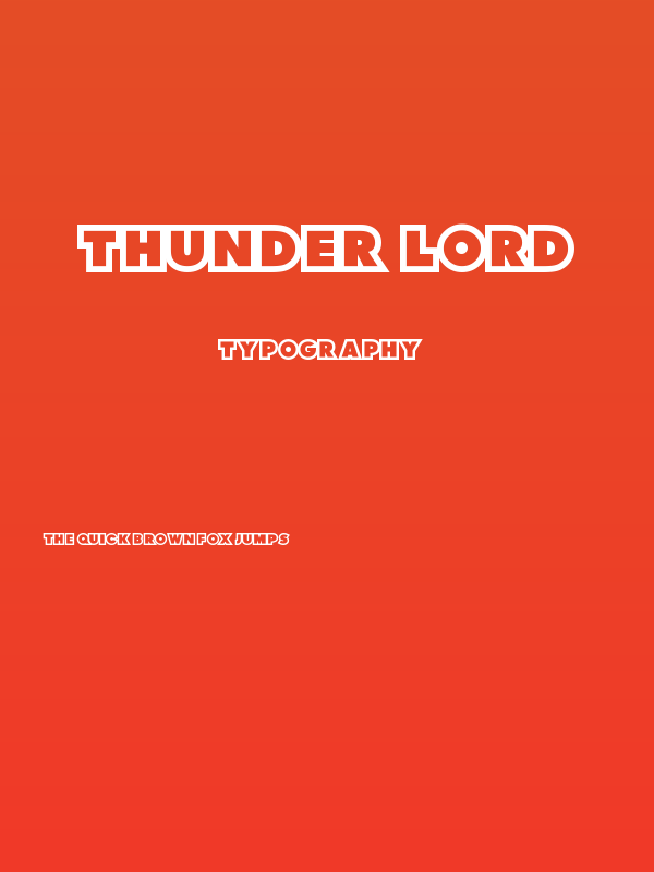 Thunder Lord Poster