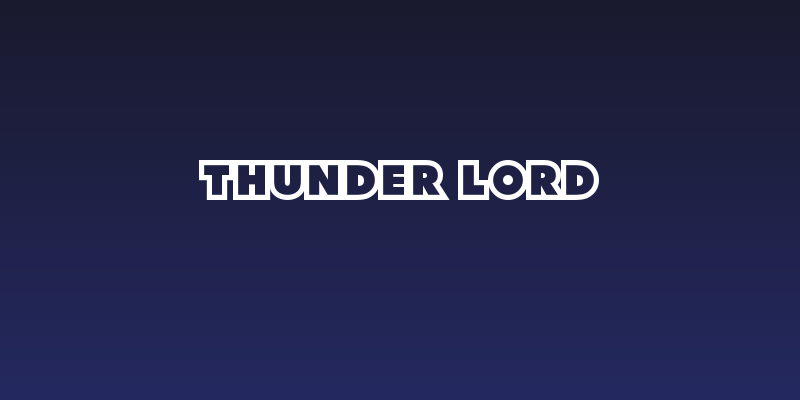 Thunder Lord Social Header