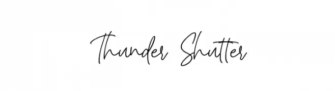 Thunder Shutter  Frei Schriftart Herunterladen