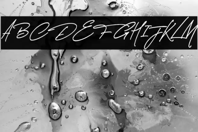 Thunder Stone Script Alt Font examples