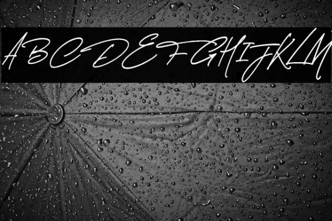 Thunder Stone Script Alt Font examples