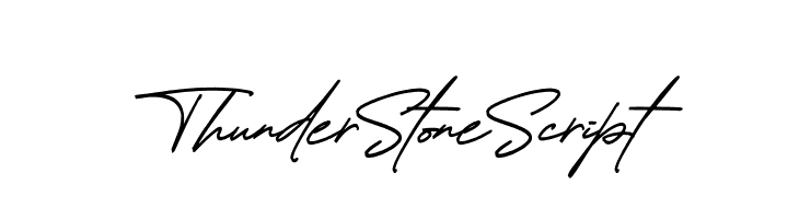 Thunder Stone Script  font caratteri gratis