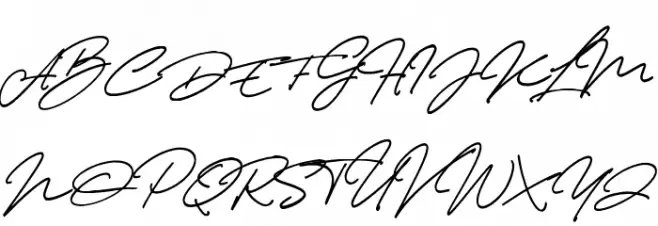 Thunder Stone Script Schriftart Groß