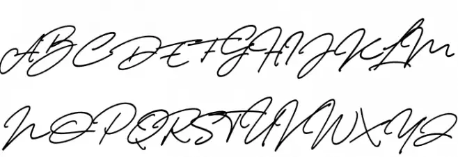 Thunder Stone Script Schriftart Groß