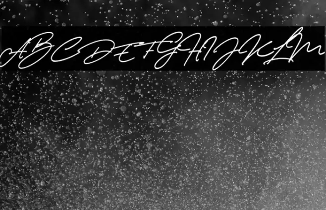 Thunder Stone Script Font examples