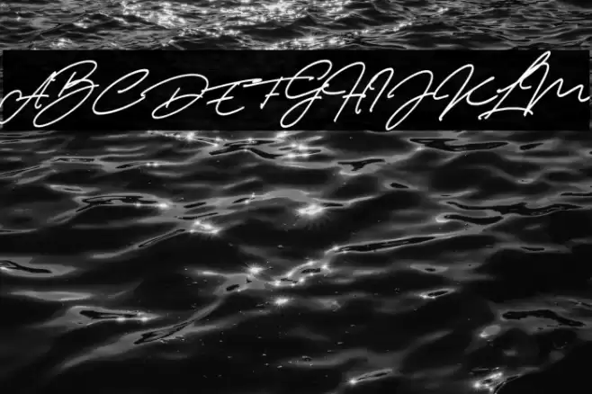 Thunder Stone Script Font examples