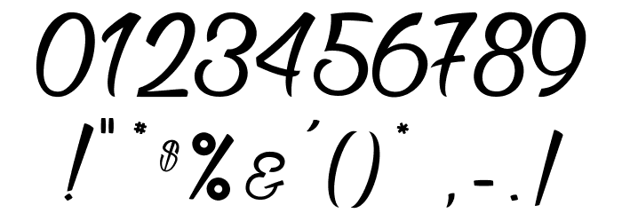Thunder Strike_PersonalUseOnly Font OTHER CHARS