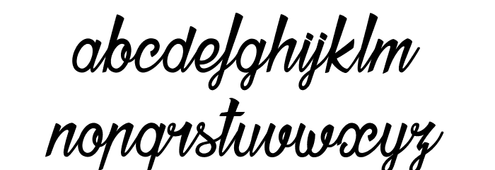 Thunder Strike_PersonalUseOnly Font LOWERCASE