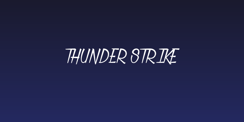 Thunder Strike Social Header