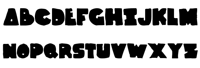 Thunder Thighs Font LOWERCASE