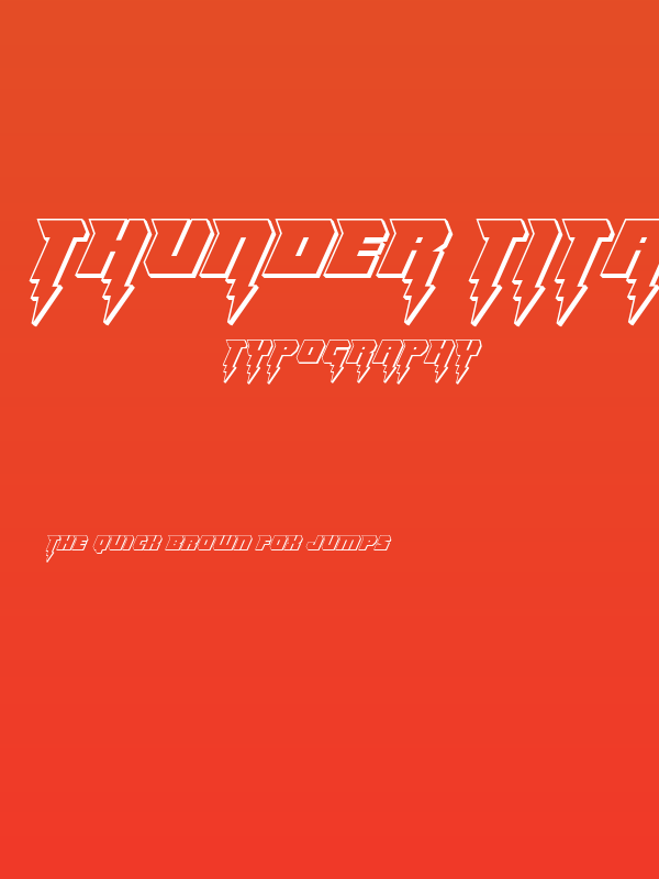 Thunder Titan 3D Poster