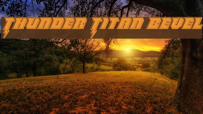 Thunder Titan Bevel Example 1