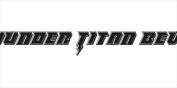 Thunder Titan Bevel Logo