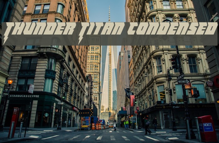 Thunder Titan Condensed Example 3