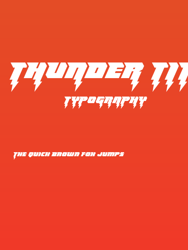 Thunder Titan Expanded Poster