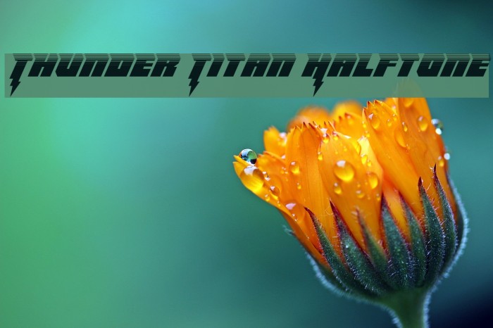 Thunder Titan Halftone Example 1