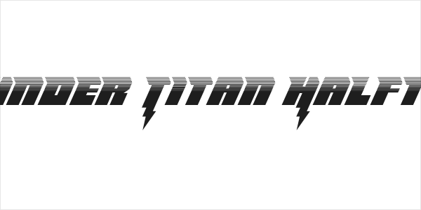 Thunder Titan Halftone Logo