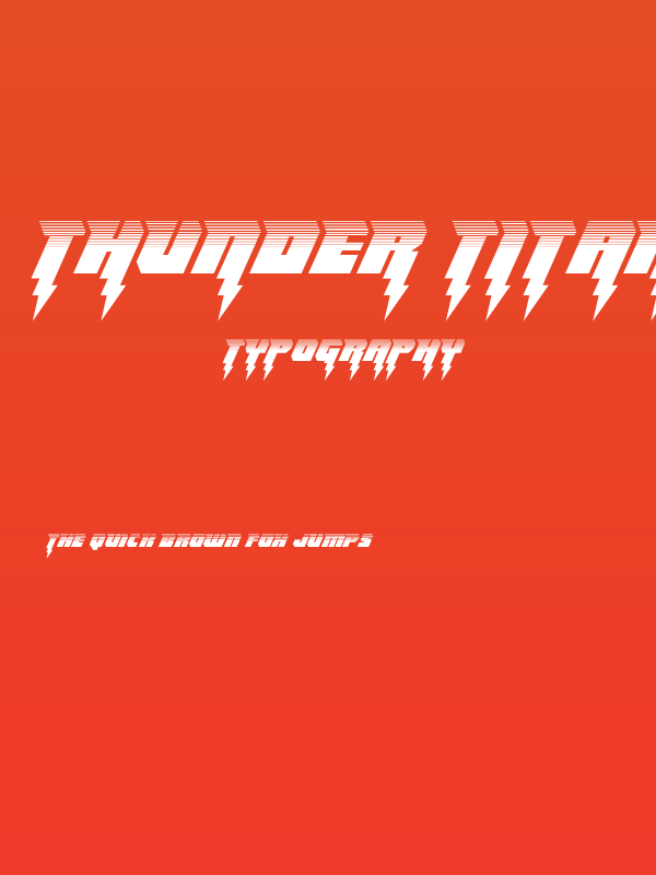 Thunder Titan Halftone Poster