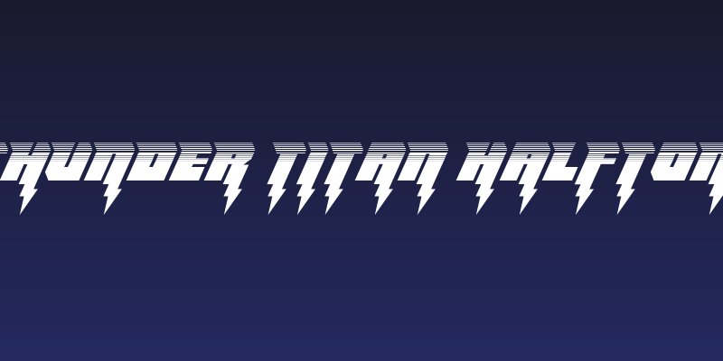 Thunder Titan Halftone Social Header