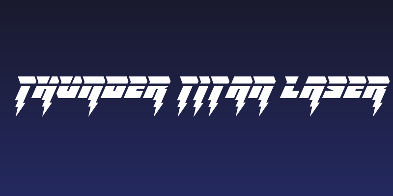 Thunder Titan Laser Social Header