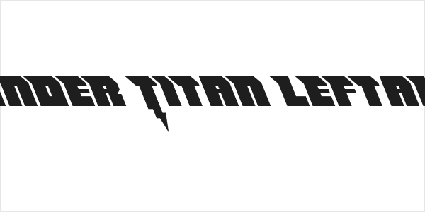 Thunder Titan Leftalic Logo