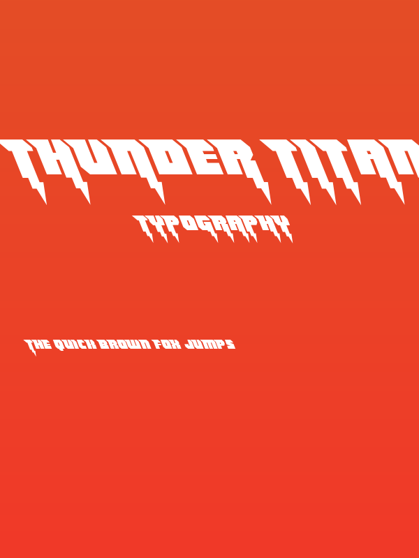 Thunder Titan Leftalic Poster
